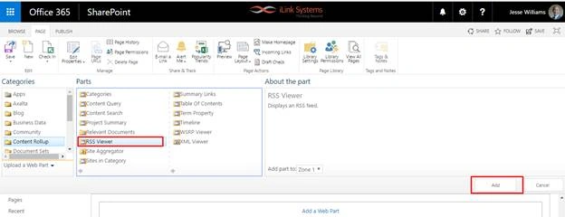 RSS viewer