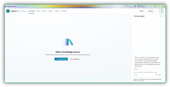 Add knowledge source