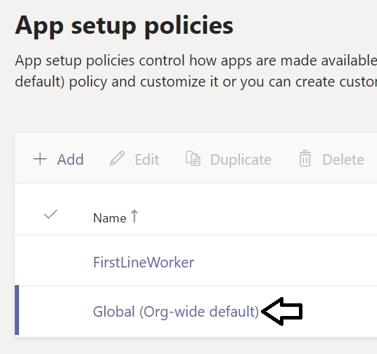 App Setup