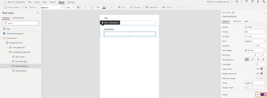 Adding attachments in SharePoint Document Library using Power Apps list control