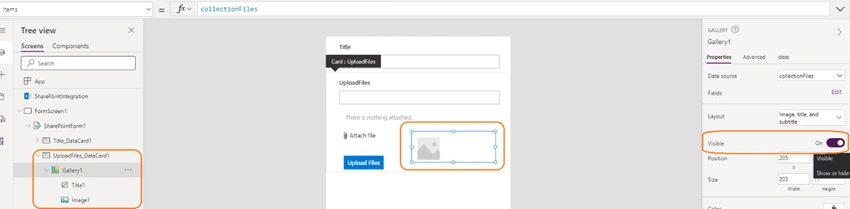 Adding attachments in SharePoint Document Library using Power Apps list control