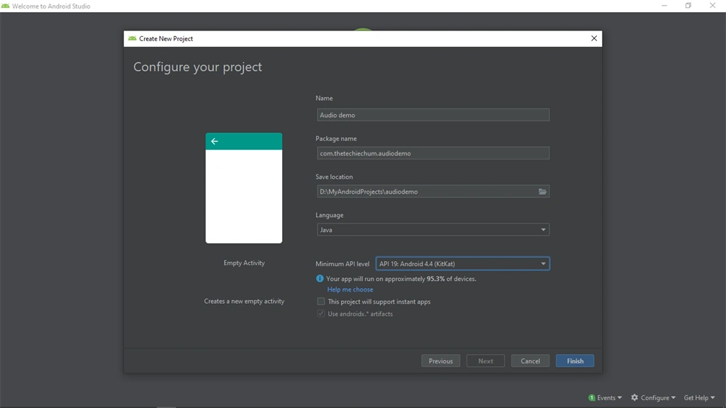 Adding Audio To An Android Application