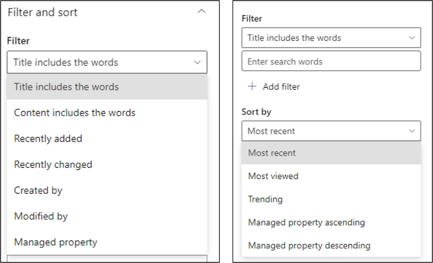 Adding Highlighted Content Web part in SharePoint Online Page