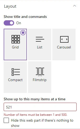 Adding Highlighted Content Web part in SharePoint Online Page