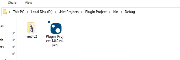 Browse the directory of your project