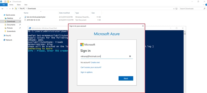 Adding Our Existing Azure Virtual Machine To High Availability Set