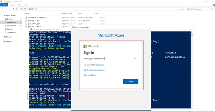 Adding Our Existing Azure Virtual Machine To High Availability Set