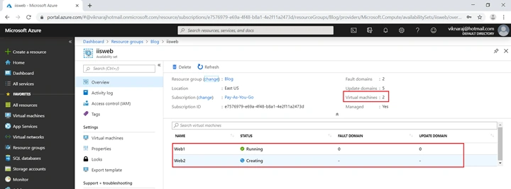Adding Our Existing Azure Virtual Machine To High Availability Set