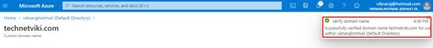 Adding Our Own Domain Name To Azure Active Directory