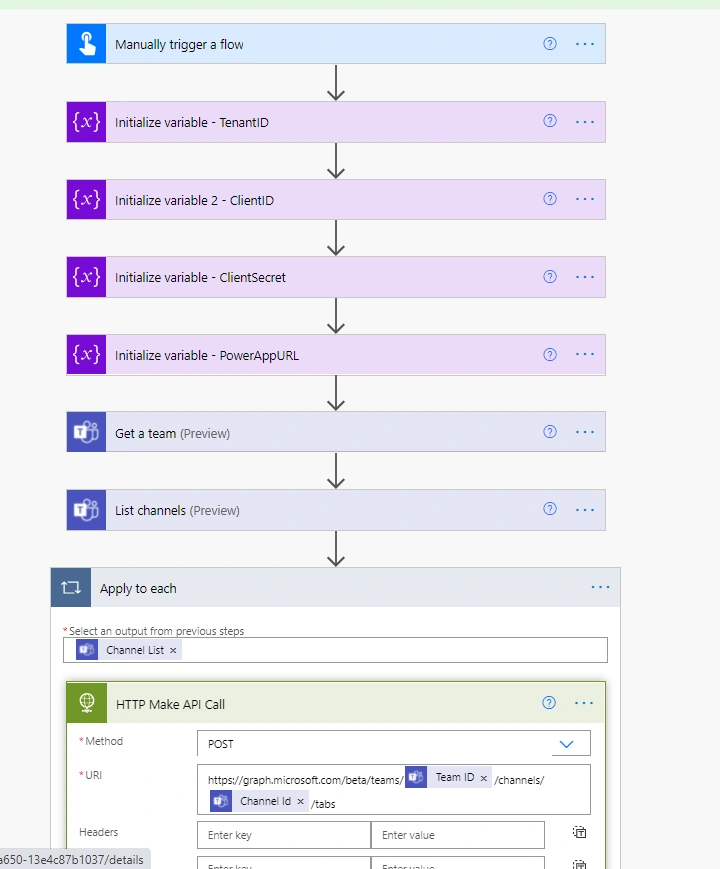 Graph API endpoint