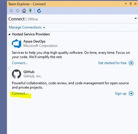 Adding The GIT Menu To Visual Studio 2019