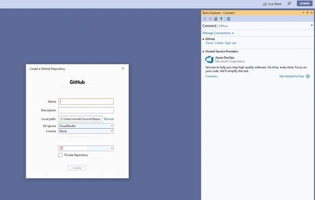 Adding The GIT Menu To Visual Studio 2019