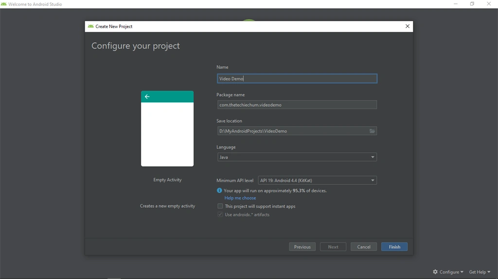 Embedding Video In An Android Application