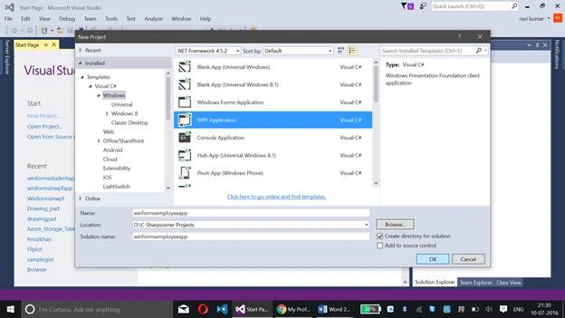 WPF Application