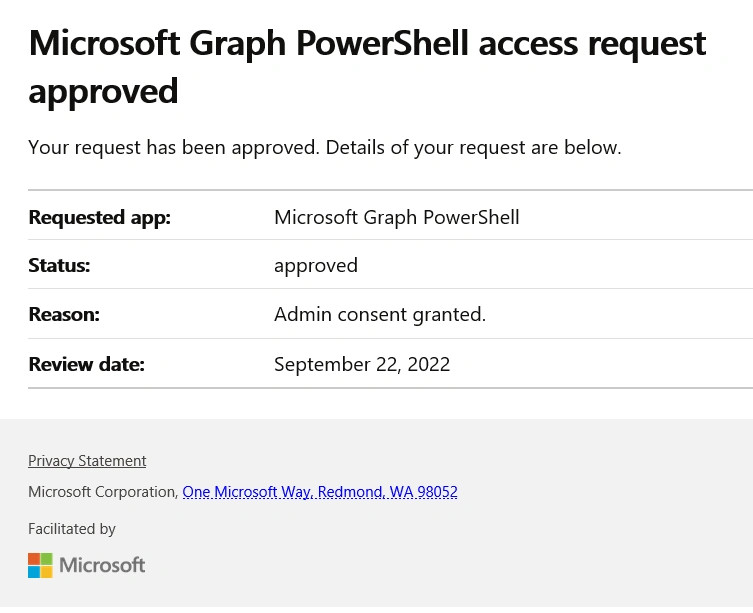 Admin Consent Flow for Microsoft Graph PowerShell Module