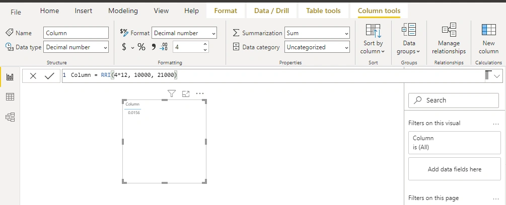 Advanced Financial Functions of Power BI