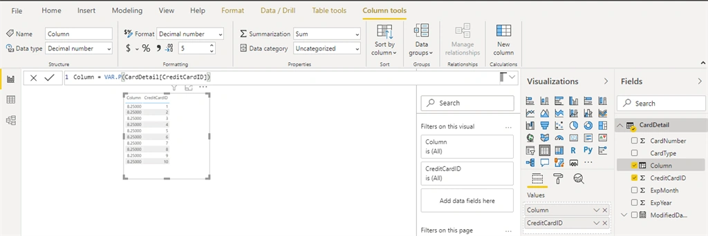 Advanced Statistical Functions Of Power BI