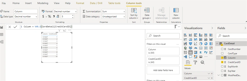 Advanced Statistical Functions Of Power BI
