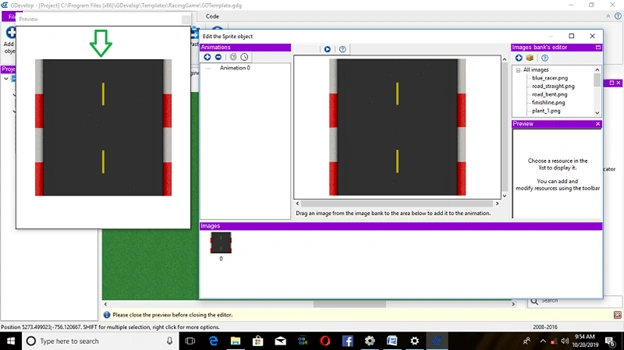 Adventure Car Race Using Native Platform In Gdevelop
