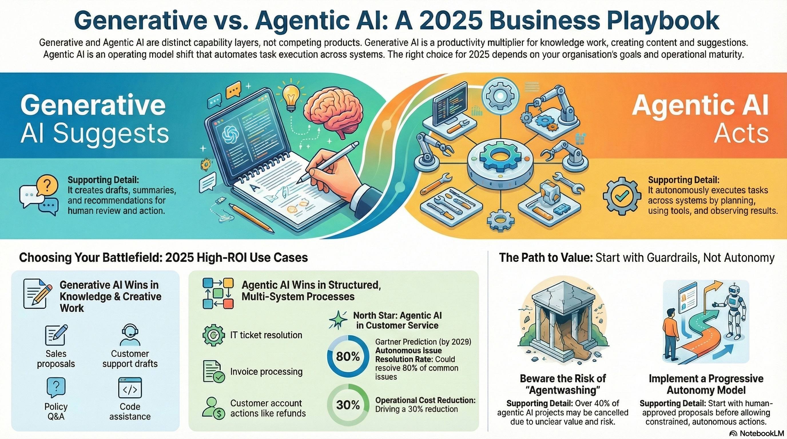Agentic AI vs Generative AI