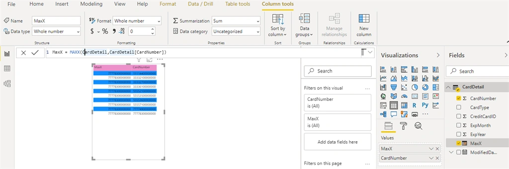 Aggregation DAX Functions In Power BI