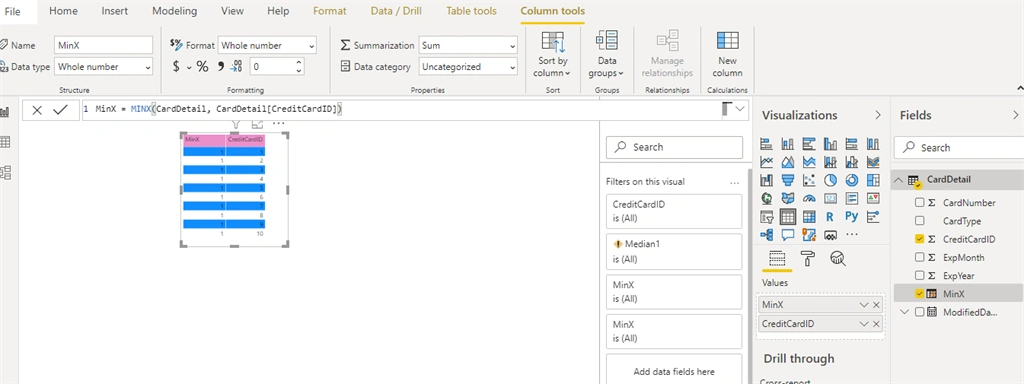 Aggregation DAX Functions In Power BI