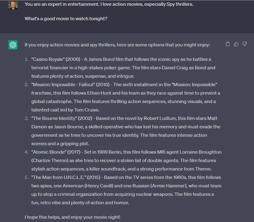 More Detailed Movie Prompt