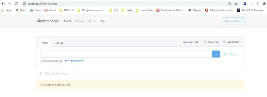 Alerting in Prometheus with AlertManager