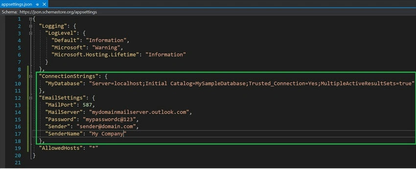 Database connection