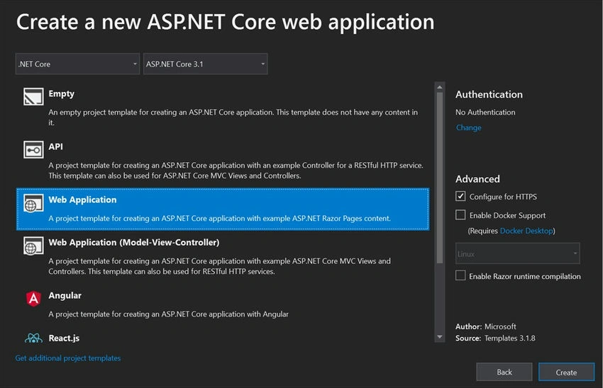Web application