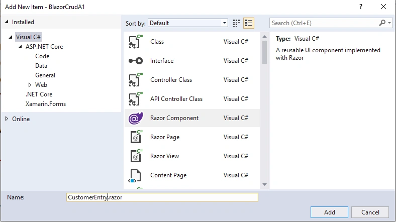 All You Need To Know On Blazor App And Create ASP.NET Core Blazor CRUD App Using VS 2019, .NET Core 3, Web API