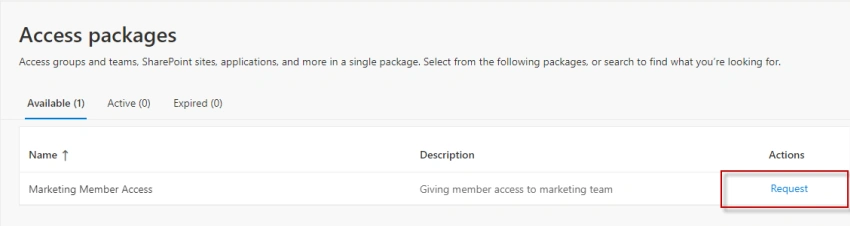 An Introduction to Access Package