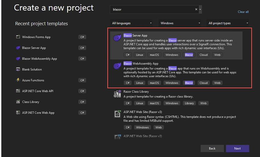 Blazor Web Development