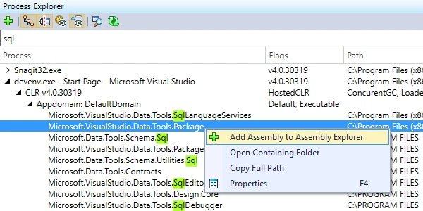 Add Assembly to Assembly Explorer
