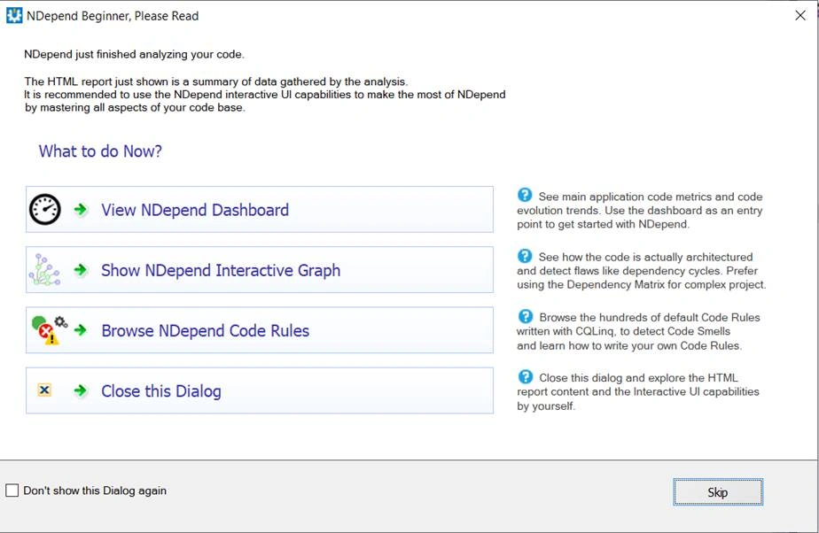 An Introduction To Using NDepend In Visual Studio