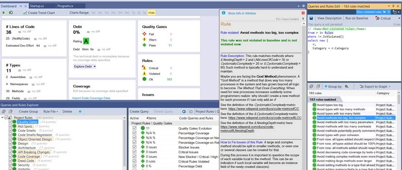 An Introduction To Using NDepend In Visual Studio