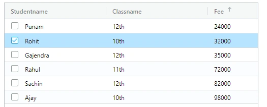 Angular Grid