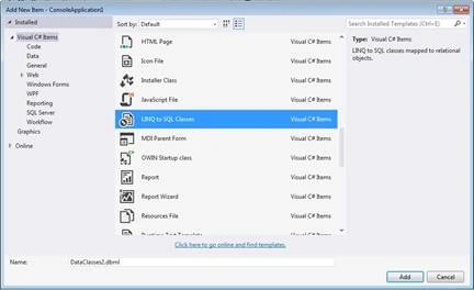LINQ to SQL