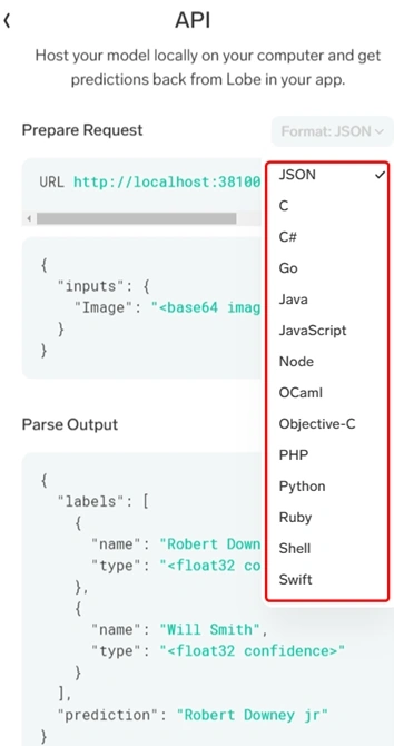 API