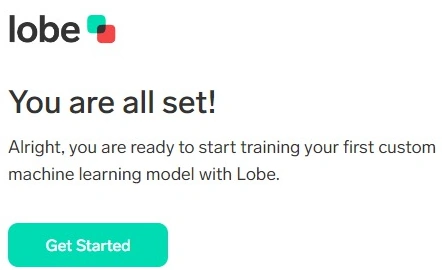 Click get started