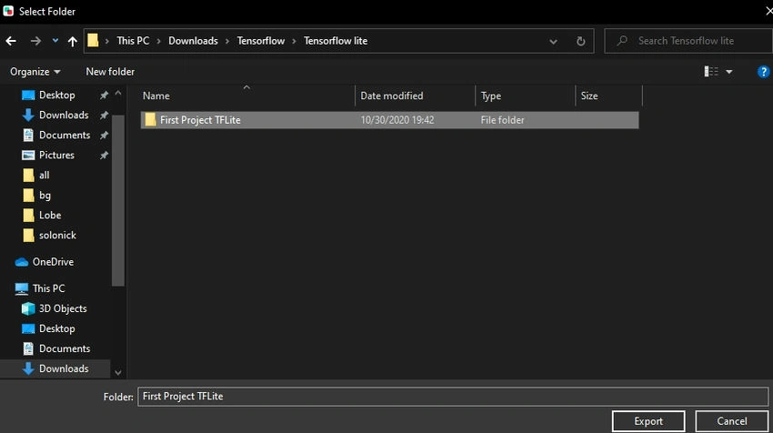 First project title