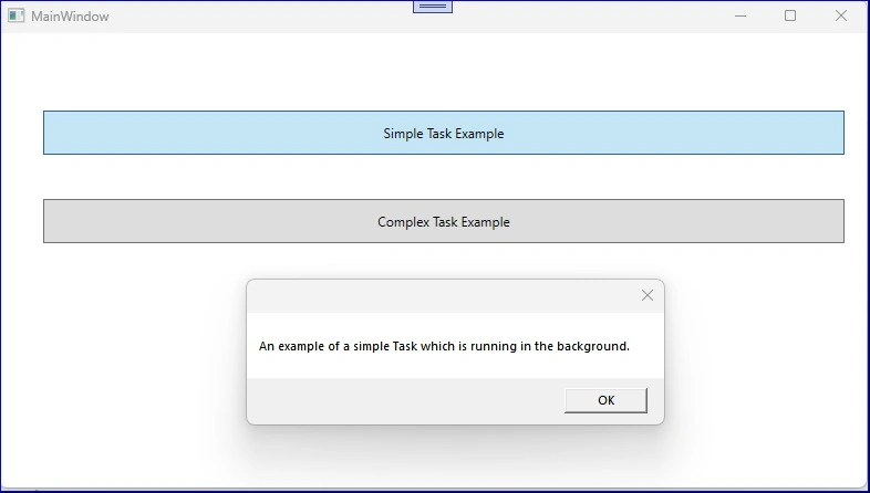 Task execution