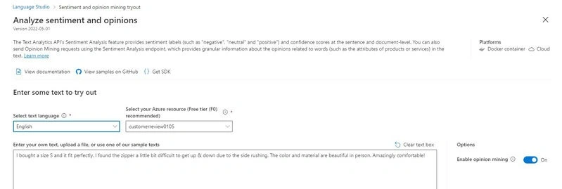 Sentiment Analysis