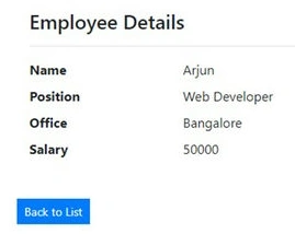 Employee Details