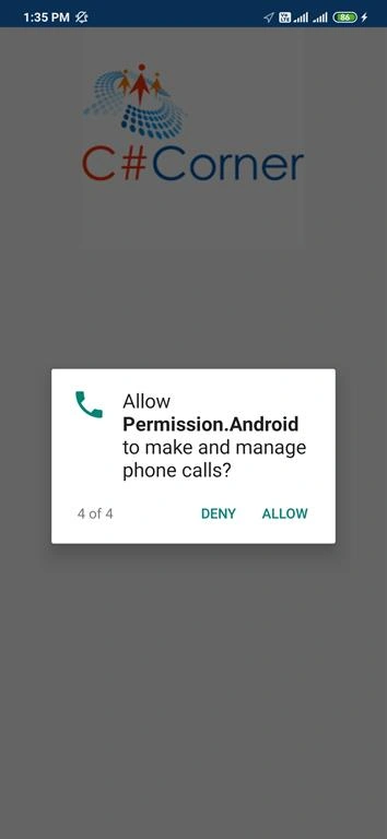 Android Application Aunthetications Using Xamarin.Forms