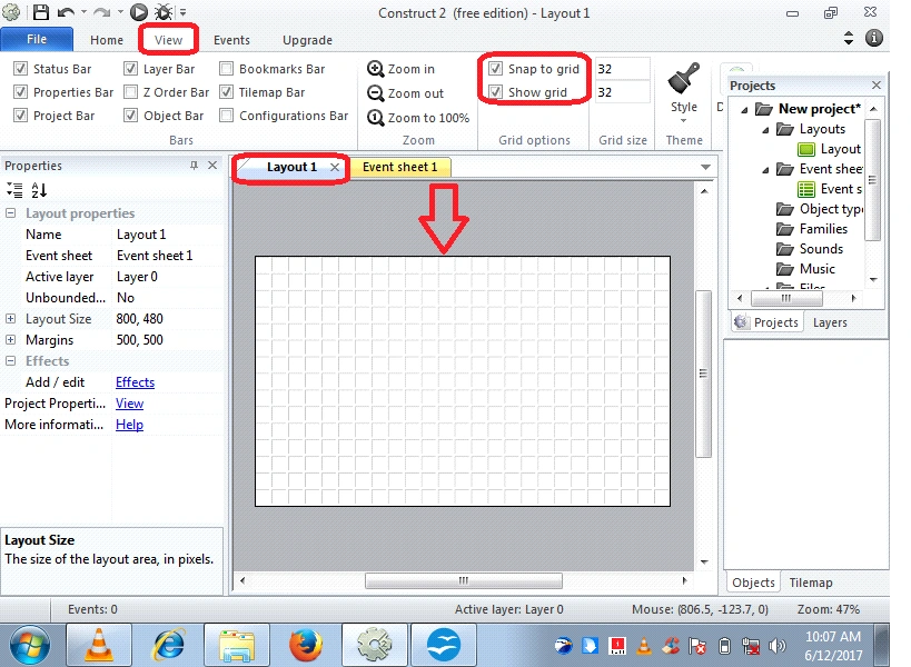 build the new game angry bird using constructor 2 platform