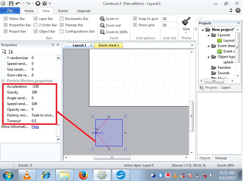 build the new game angry bird using constructor 2 platform
