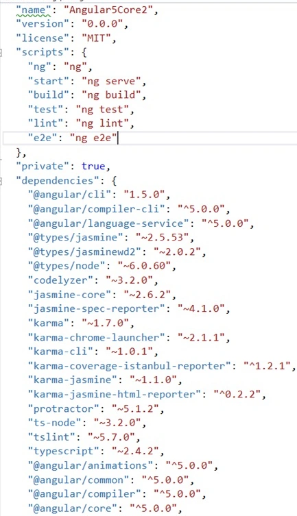 Package json