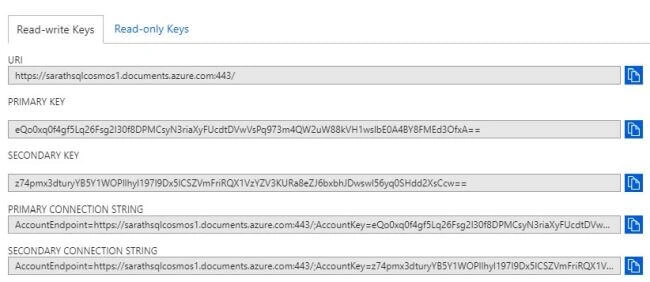Angular 6 Application with Cosmos DB and Web API 2 