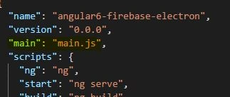 Angular V6 Desktop Application with Firebase and Electron